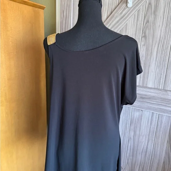 New York & Company Black Stretch top - Picture 3 of 6